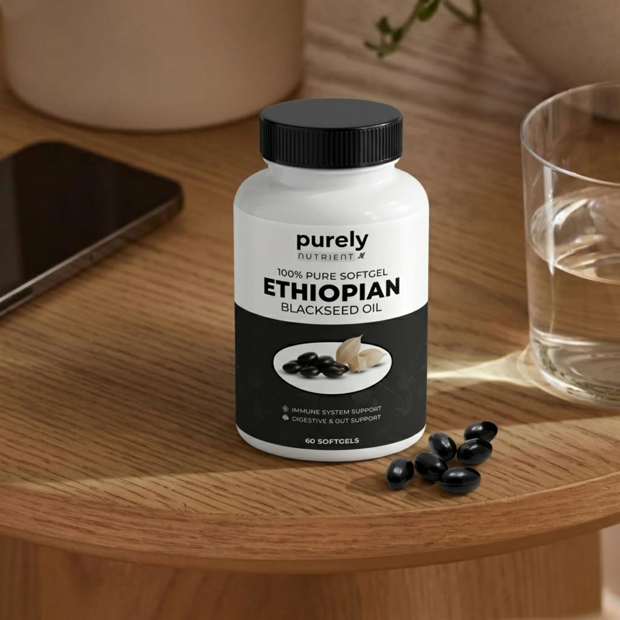 Purely Nutrient Ethiopian Black Seed Oil - Image 11