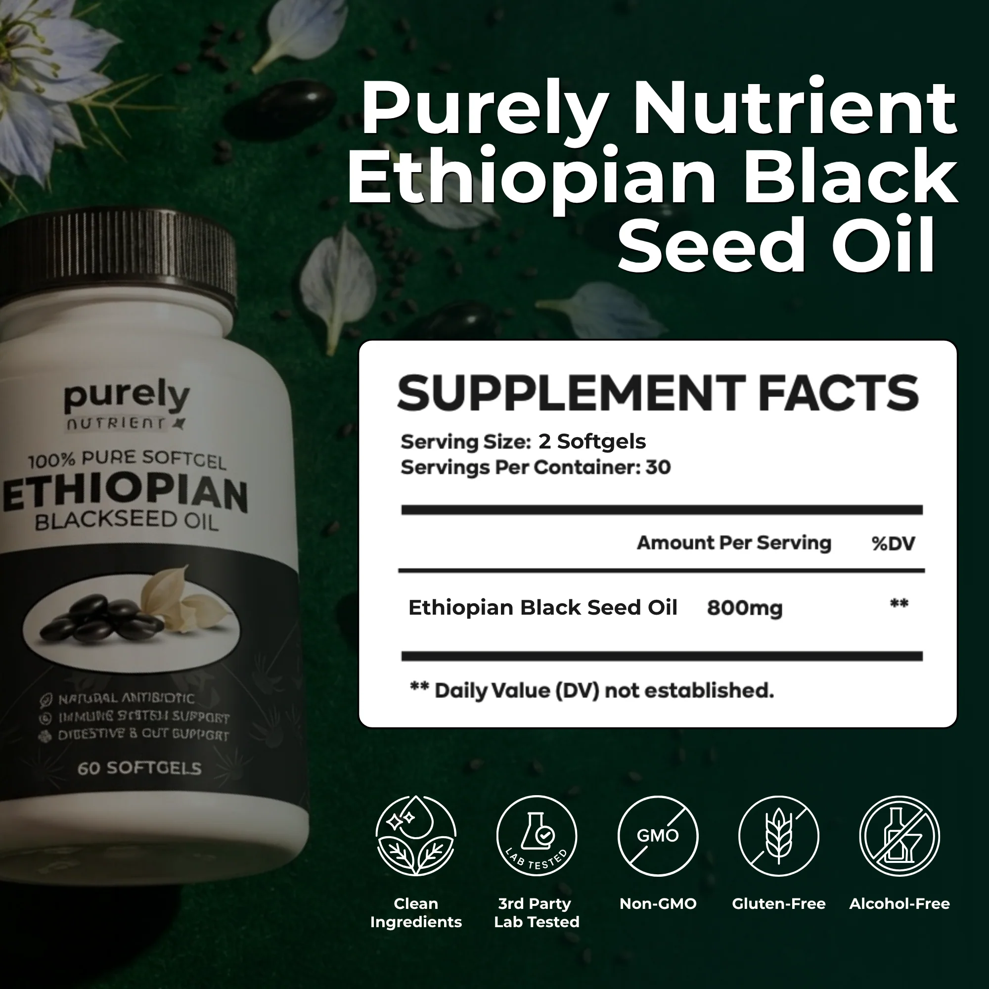 Purely Nutrient Ethiopian Black Seed Oil - Image 7