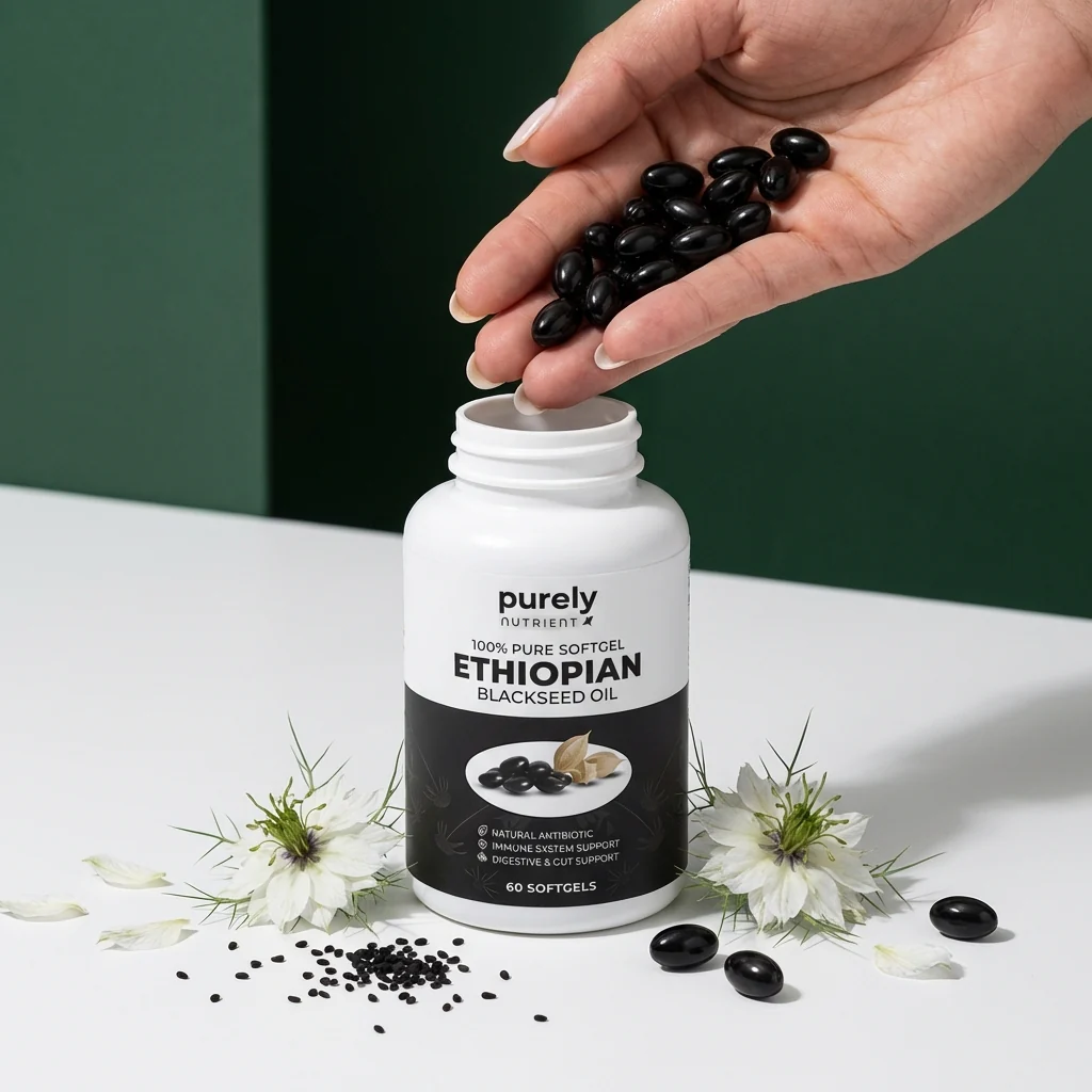 Purely Nutrient Ethiopian Black Seed Oil - Image 2