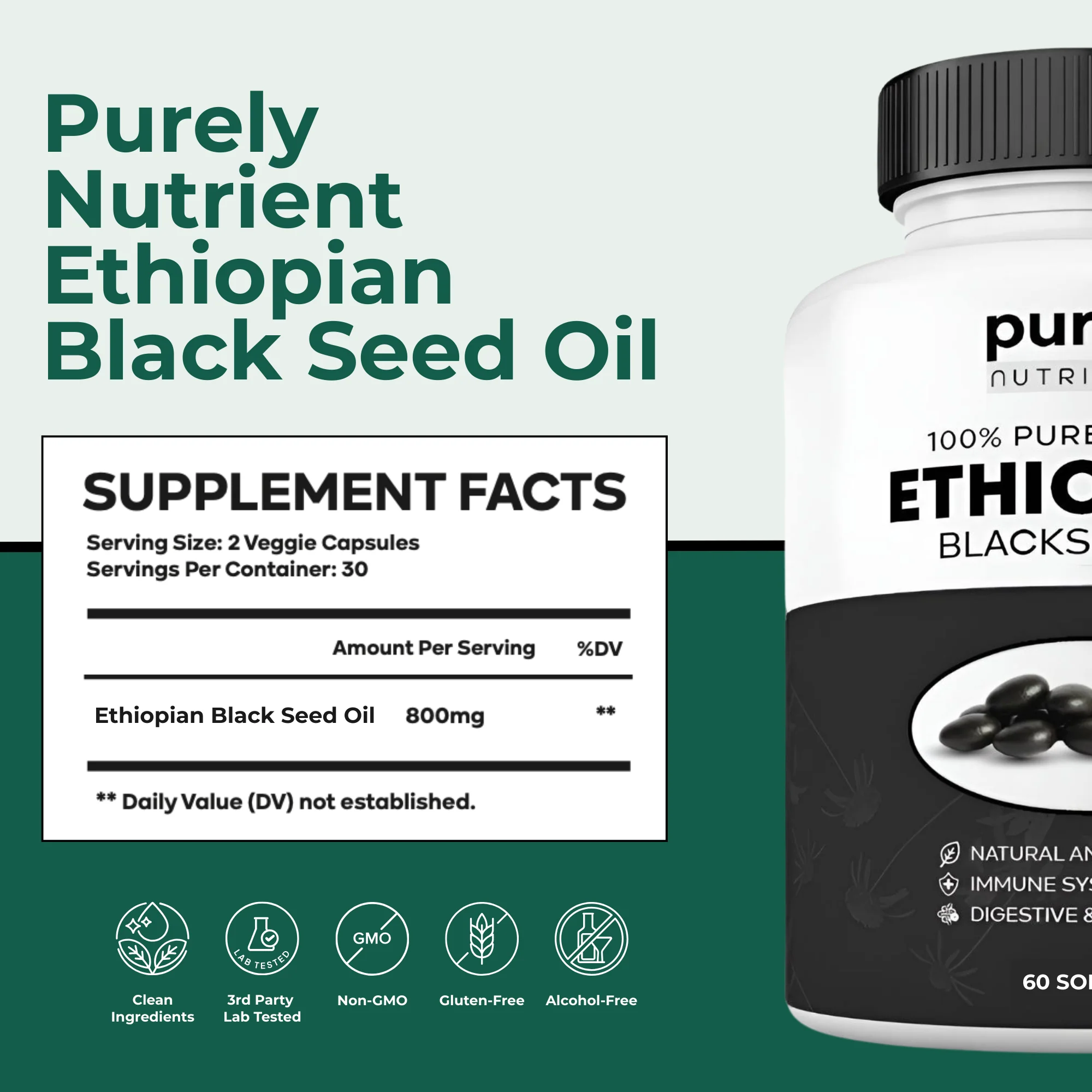 Purely Nutrient Ethiopian Black Seed Oil - Image 7